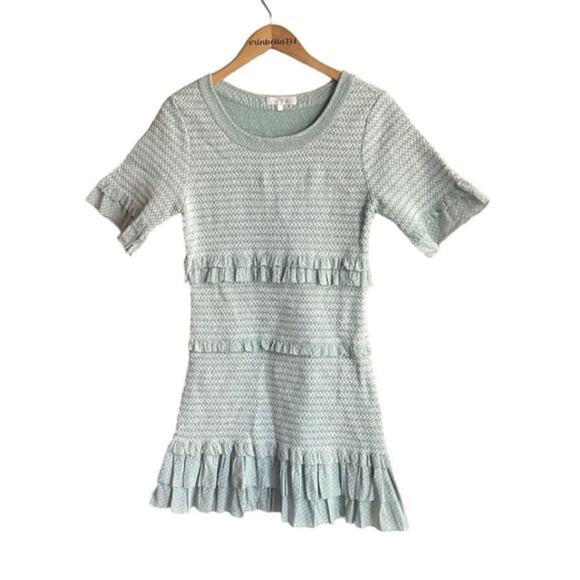 Love Shack Fancy Aveline Dress Seaglass - Picture 2 of 16